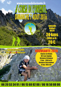 Toutes les courses de l'été en Corse Toutes les courses de l'été en Corse