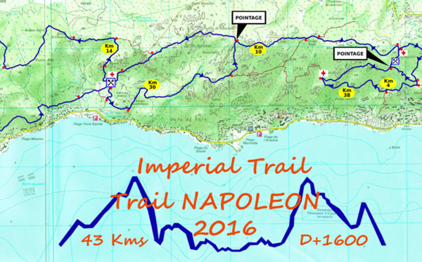 Le parcours de l'Imperial Trail 2016