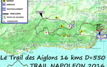 Le parcours du Trail des Aiglons 2016